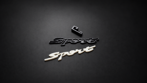 Sport badge grille